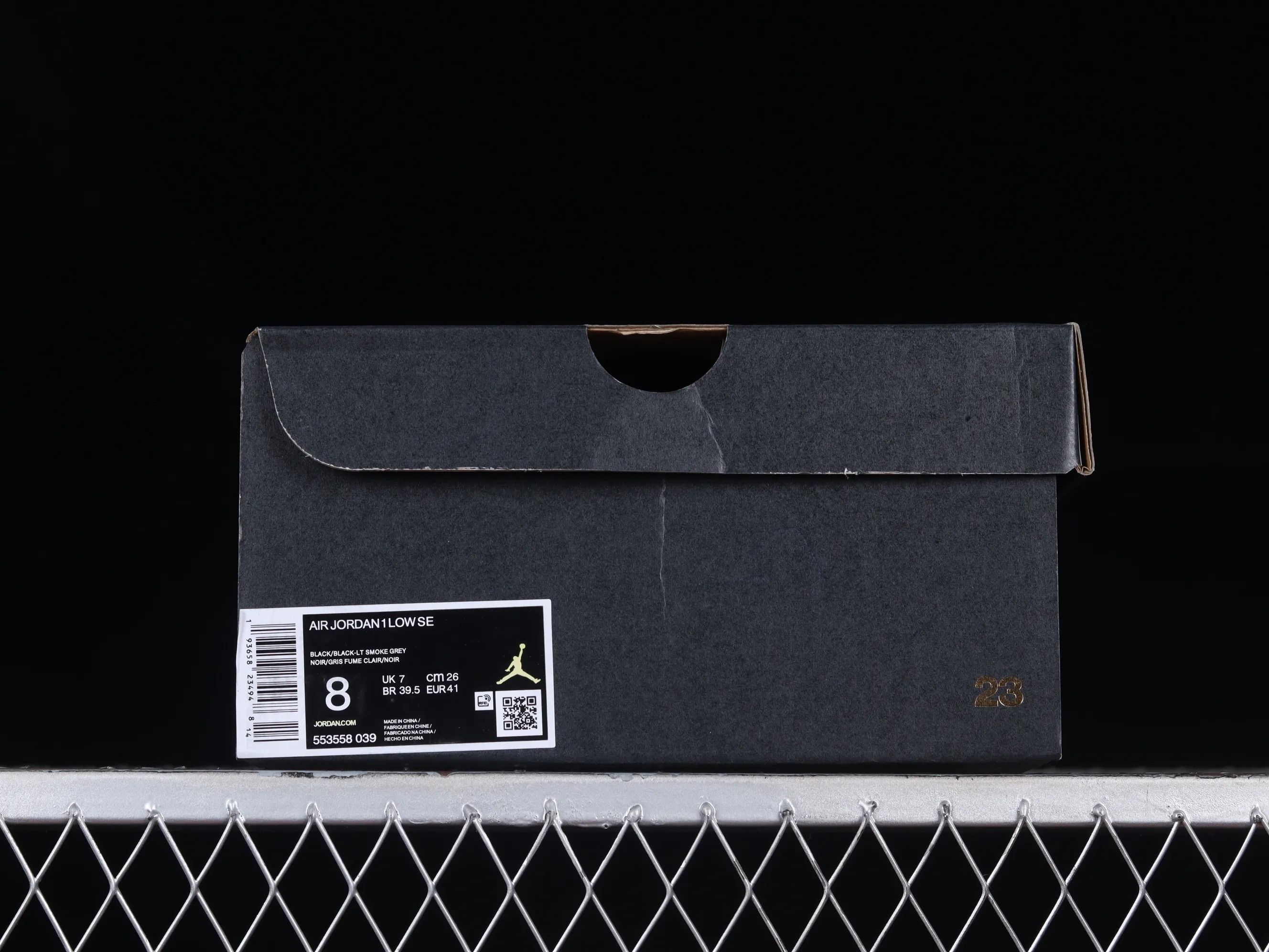 All categories Air Jordan Jordan series basketball shoes Air Jordan 1 Low G version pure original Air Jordan 1 Low "Shadow" AJ1 Joe 1 cool gray low-top cultural leisure sports sneakers 553558-039